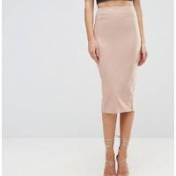 ASOS Dresses & Skirts - ASOS pale pink pencil skirt